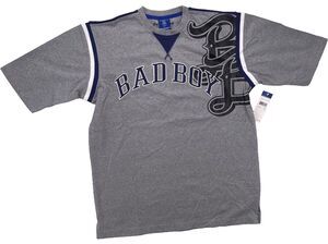NWT Vintage Y2K Bad Boy Athletics Graphic T Shirt Large Gray Streetwear MMA NWT